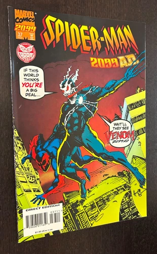 SPIDER MAN 2099 #37 (Marvel Comics 1994) -- Amazing Fantasy #15 Homage -- NM-