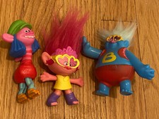 2020 McDONALD'S Trolls World Tour Dreamworks HAPPY MEAL TOYS Lot Of 3