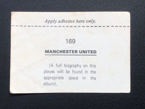 FKS Soccer Stars Football Sticker 1973-74 - No169 Tony Young - Manchester United - Picture 2 of 2