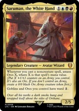 Saruman, the White Hand x1 Magic the Gathering 1x Commander Lord of the Rings mt