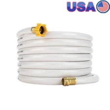 50ft RV Drinking Water Hose Lead-Free Kink-Resistant PVC Camping Gardening New