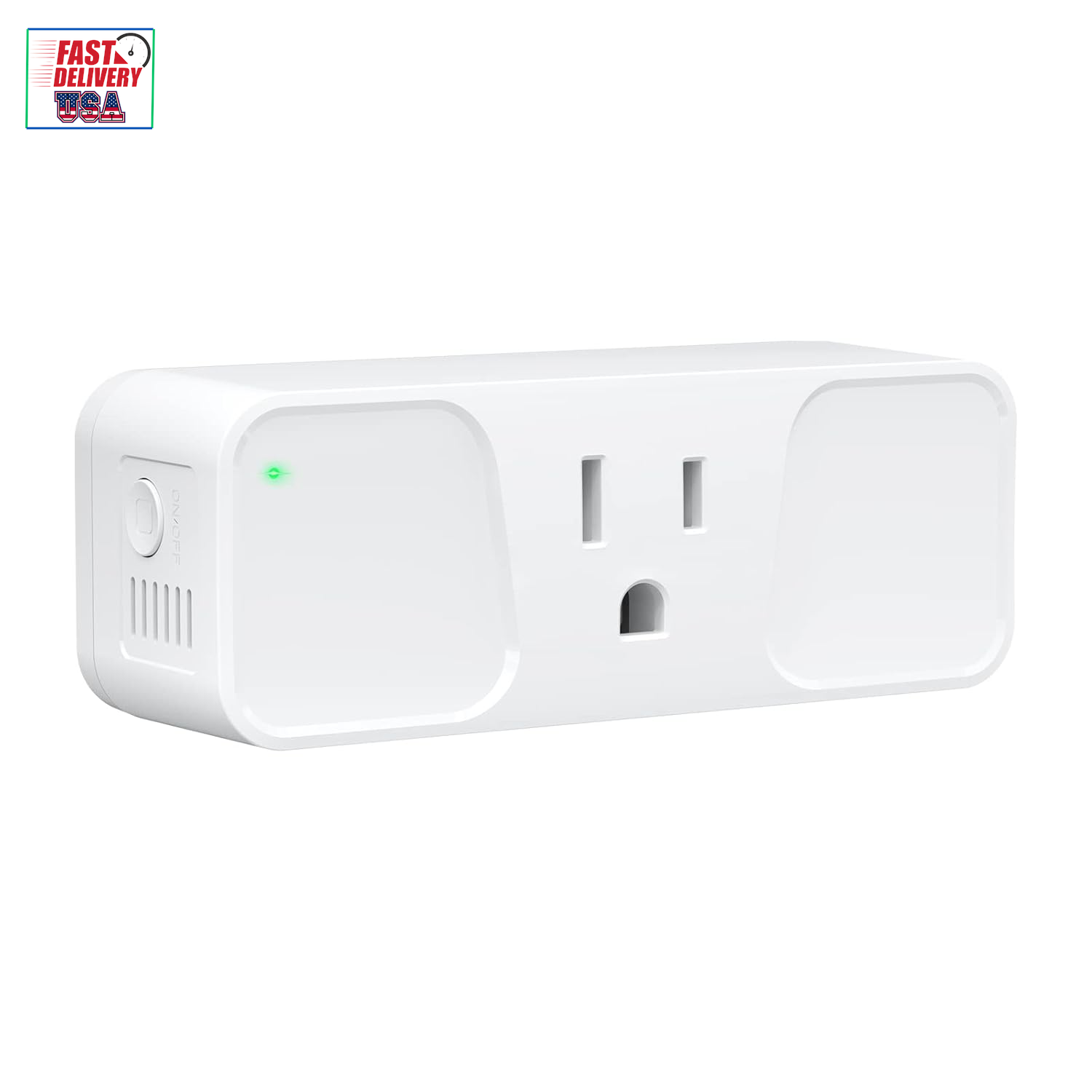 Smart Plug 1 Pack  2.4Ghz Wifi Smart Plug Smart Home Wi-Fi Outlet Compatible wit