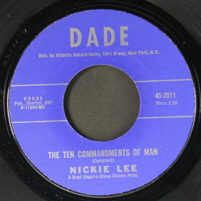 NICKIE LEE: the ten commandments of man / late shadows DADE 7" Single