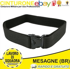 Cinturone Tattico Militare in CORDURA per Uso Professionale 100CM Militaria NERO