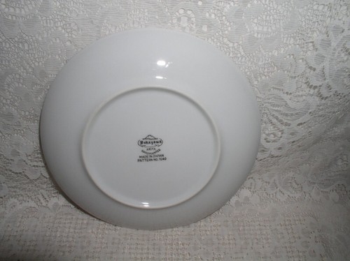 Fukagawa Arita Pattern No 1040 White Rose Hand Painted Bread Cake Plate - Picture 3 of 3