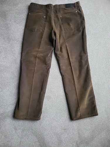 HUGO BOSS Mens Jeans Ranger W33 L34 33/34 Green Olive Cord A582 - Picture 2 of 12