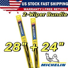 Matched Set Of 2 Wipers 2824 For Michelin Wiper Blades - 32-280 32-240 Matched Set Of 2 Wipers 2824 For Michelin Wiper Blades - 32-280 32-240