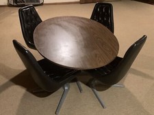 Chromcraft Star Trek Sculpta Mid Century Modern Table Chairs Set Lot Mint Cond