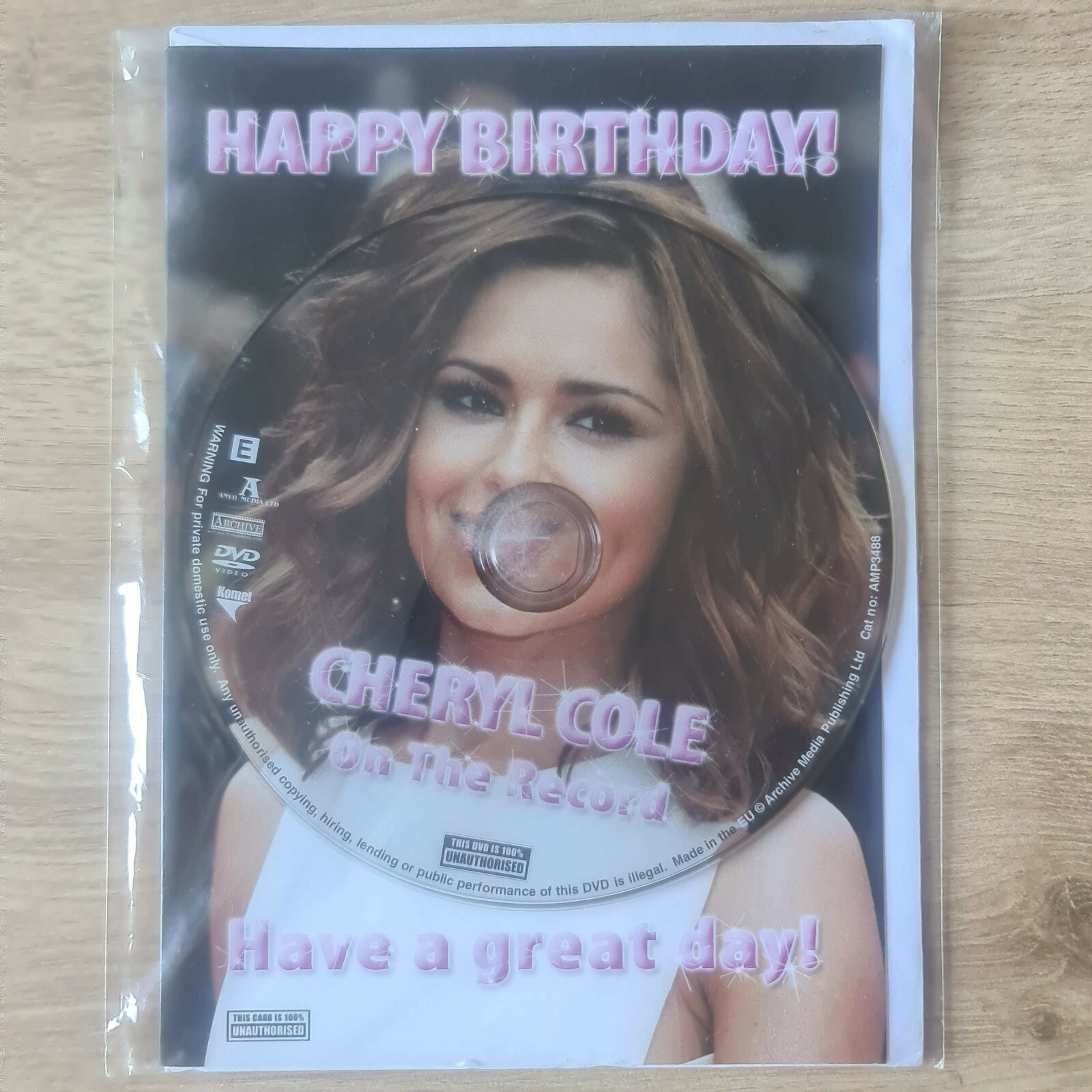 CHERYL COLE HAPPY BIRTHDAY GREETING CARD WITH DOCUMENTARY DVD * LOW PRICE *  GIFT | eBay