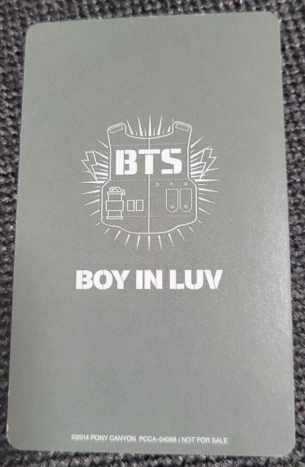BTS JIMIN BOY IN LUV Japan Limited Official Photocard Photo