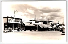 RPPC Postcard Anchorage Alaska 4th & D Street Engebreth Hardward AK UNP