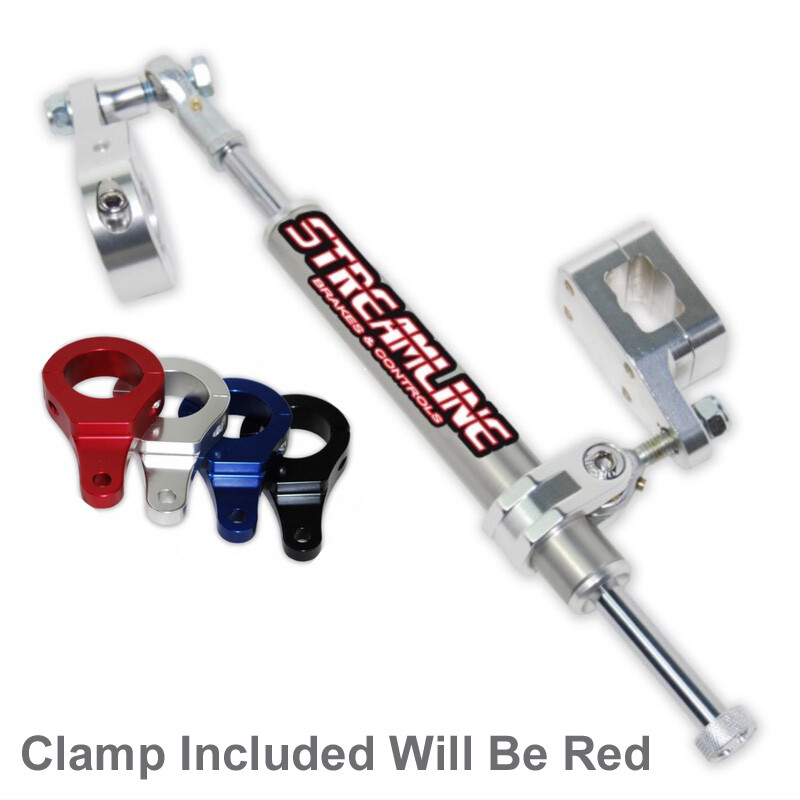 Streamline 11 Way Steering Stabilizer Rebuildable Yamaha YFZ450 0415 Red eBay