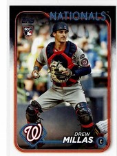 Drew Millas Washington Nationals 2024 Topps Rookie Card