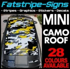 to fit MINI ROOF CAMO GRAPHICS STICKERS STRIPES DECALS ONE COOPER S R50 R56 F56
