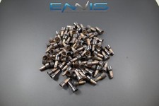 14-16 GAUGE 25 PK NYLON BLACK CLOSE END CAPS TERMINAL CRIMP CONNECTOR AWG CAR