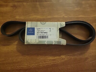 Genuine OEM Mercedes-Benz Part A0119975892 Serpentine Belt for 