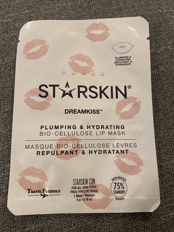 STARSKIN DREAMKISS™ Plumping and Hydrating Bio-Cellulose Lip Mask (1 Masks)