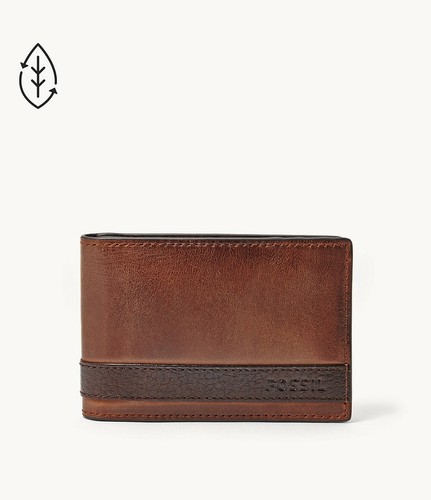 Quinn Money Clip Bifold Brown ML3650200 