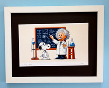 AIDAN FLUX | Hand Signed Original Print Framed | Ltd. Ed. of 100 | COA | Snoopy