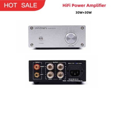 2024 LM1875 Version HiFi Power Amplifier 30W+30W Dual Channel Audio Amplifier