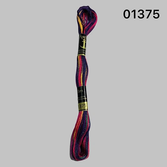 Anchor Stranded Cotton Thread Hand Embroidery Stitch Thread Set of 25 Shade 1375 - Image 2 of 3