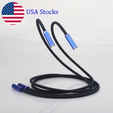 Audiocrast 2 RCA to 2RCA Male Audio Cable HiFi System Subwoofer Silver Plated