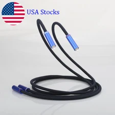 Audiocrast 2 RCA to 2RCA Male Audio Cable HiFi System Subwoofer Silver Plated