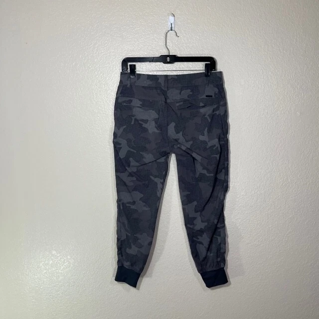 Pantalones de chándal Prana Sky Canyon grises camuflados elásticos 6 bolsillos 4 para mujer Foto 4 de 4
