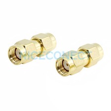 20x RP-SMA Male to RP-SMA Male Plug  Female pin  Adapter RPSMA RF Connector