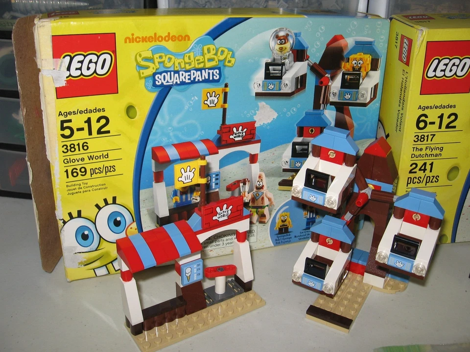 LEGO SpongeBob The Flying Dutchman 3817 & 3816 Glove World Both complete - Image 3 of 4
