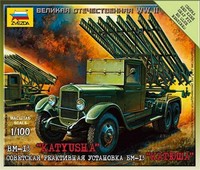 Zvezda 6128 - 1/100 Wargame Addon Russische Bm-13 Katyusha - Neu
