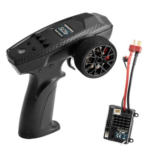  2.4GHz Radio Controller and Waterproof Receiver for 1/18 Sc