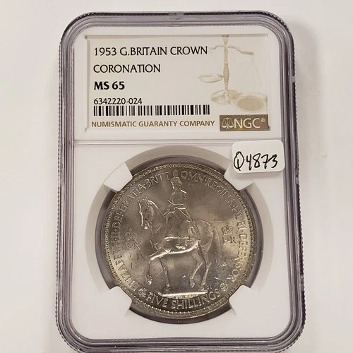 1953 Elizabeth II Crown — photo from the most recent tracked eBay sale