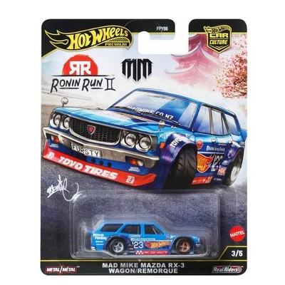 Hot Wheels Premium MAD MIKE Mazda RX-3 Wagon Ronin Run II 2025 (In