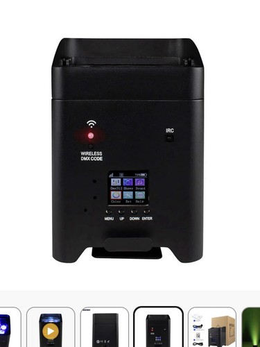 Batería de control remoto inalámbrico SHEHDS Stage Up Par Light - Imagen 4 de 10