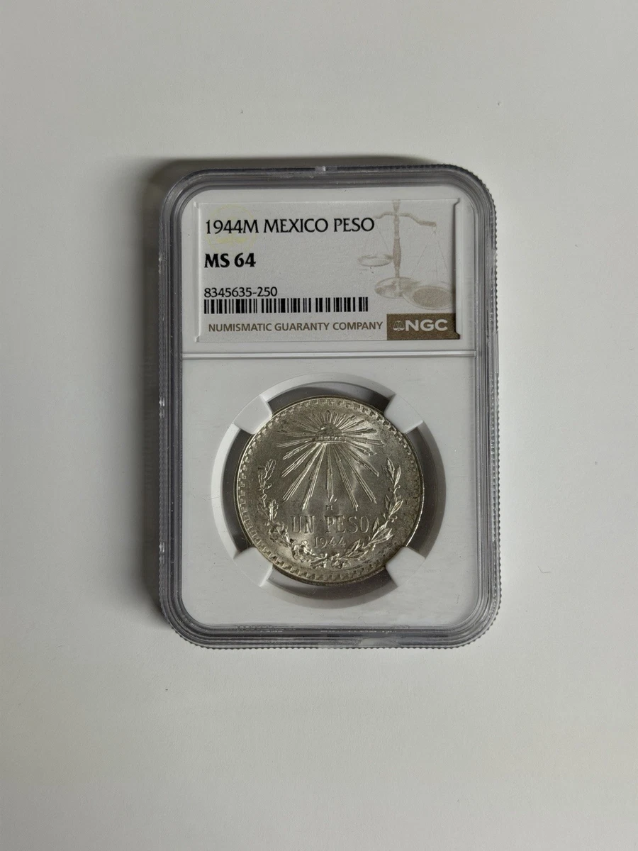 1 Peso 1944 Year Silver Mexican Coins (1905-Now) for sale | eBay