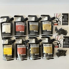 Sennelier Abstract Acrylic Acrylic Paint Color Set of 8 X 120ml 4 Fl Oz - New