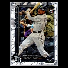 2025 Topps Update Series #US349 Chandler Simpson Rookie Debut Diamante Foil (RC)