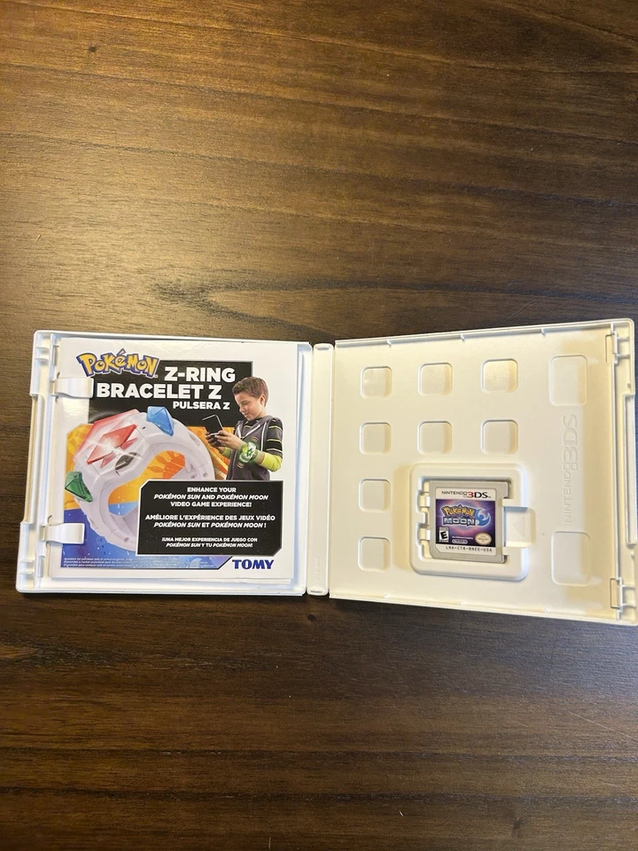 Pokemon Moon Nintendo 3DS 2016 Completo En Caja (CIB) Auténtico No Probado Foto 3 de 4