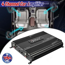 4 Channel AB Class Car Amplifier 8800W Stereo Audio Amp For Subwoofers Speakers
