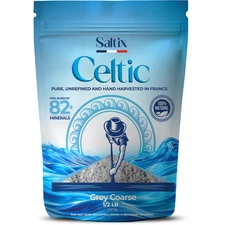 Saltix Grey Sea Salt Coarse 1/2lb | 100% Natural Organic and Unrefined