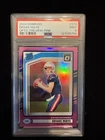 2024 Panini Donruss - Rated Rookie Drake Maye #379 Optic Preview Pink Prizm (RC)