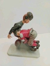 Norman Rockwell &ldquo;Tackled&rdquo; Figurine Saturday Evening Post GORHAM 1976
