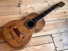 Antico tedesco ? Parlor Chitarra Vintage Anni 30 Ricambi Riparazioni/Progetto