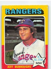 1975 Topps #470 Jeff Burroughs - Texas Rangers **Set Break**