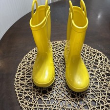 Zoogs Waterproof Yellow Rain Boots For Toddler Size 11