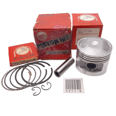 Honda GL125 XL125 CB125 NX125 Piston Kit Set OS 0.25 06132-440-000 New #1