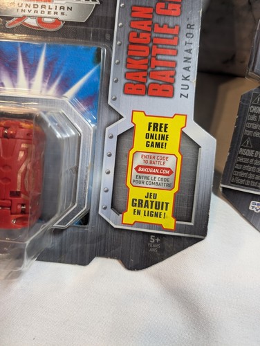 Bakugan Battle Gear ZUKANATOR Red 2010 Spin Master Sega Toys NIP - Picture 11 of 14