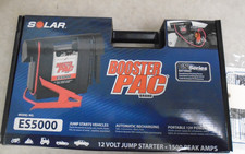SOLAR BOOSTER PAC JUMP STARTER ES5000 12 VOLT POWER SUPPLY 1500 PEAK AMPS