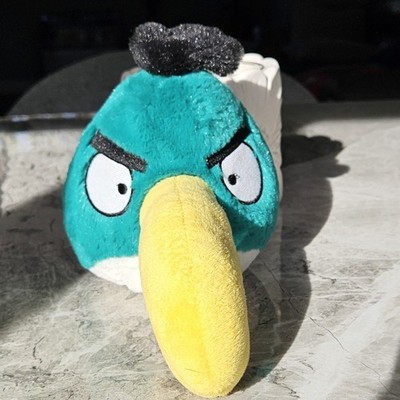 Whitehouse Leisure Angry Birds grüner Bumerang Vogel Halle 10 Zoll Plüsch